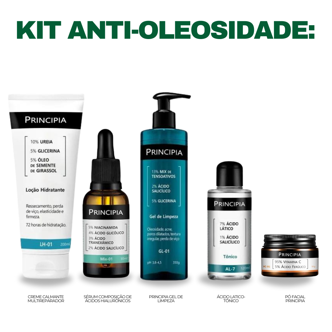 Kit Anti- Oleosidade (5 produtos)